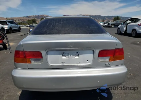 1996 Honda Civic Ex from USA, damaged, VIN 1HGEJ814XTL035880